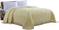 Beatrice Home Fashions Medallion Chenille Bedspread, Twin, Yellow