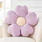 Kcvvcr Flower Throw Pillow, Cute Flower Shaped Pillow Decorative Throw Pillow for Bed Couch, Soft Daisy Pillows Floor Seating Cushion Cushions (19.6 Inch Purple)