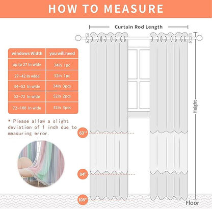 XiDi Pink Grey Curtains for Bedroom, Kids Room Wall Decoration Green Curtain, Girls Curtains Room Darkening, Blackout Curtain 72 inchs Long 52 inches Wide 1 Panel