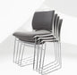 100 Pack Stacking Chairs 1102LB Capacity Home Office Guest Chair Set with Sled Base,Modern Reception Chair for Kitchen,Waiting Room,Multi-Purpose Room,Break Room,Training,Cafeteria