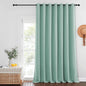 NICETOWN Blackout Patio Curtains 100 x 144 Inches Long for Sliding Door Extral Wide Blackout Curtain Panels Thermal Insulated Room Divider - Grommet Top, 100" W x 144" L, 1 Panel, Aqua Blue