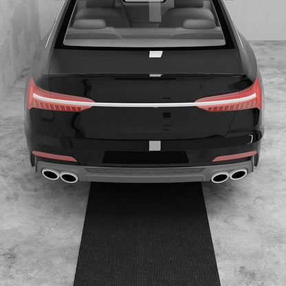 Ottomanson 3'11" x 45' Hallway Runner with Scraper Pile - Extra Durable Non-Slip Rug Mat for Indoor & Outdoor Use - Ideal for Kitchen, Entryway & Garage - High-Traffic Carpet, Black