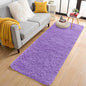 OLANLY 2x8 Machine Washable Runner Rugs for Hallway, Soft Fluffy Shaggy Bedside Rugs for Bedroom, Living Room, Indoor Floor Carpet for Kids Girls and Boys, Nursery Rooms, Home Decor Aesthetic, Purple