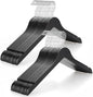 TOPIA HANGER Wooden Hangers 30 Pack, 0.28-inch Slim & Durable Clothes Hangers Space Saving, Black Wood Hanger with 360°Swivel Hook and Non-Slip Shoulder Notches for Coat,Shirts, Camisoles, CT51B