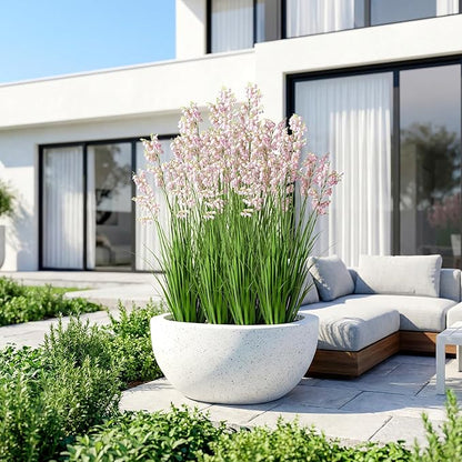 Green Onions Home Decor Fake Plants Lily of The Valley Snake Plant Home DéCor Accents Artificial Grass Room Decor Artificial Plants Indoor Artificial Grass 47" 2PCS（Pink）