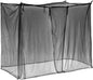4 Corners Mosquito Net for Mosquiteros para Camas Bed Canopies Netting Bed Drapes Rectangular Mosquito Mesh for Camping Home Outdoor Travel(Black,L75 X W35.5 X H59 Inch,1 Opening)