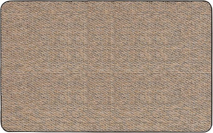 House, Home and More Skid-Resistant Carpet Indoor Area Rug Floor Mat - Black Ripple - 5 Ft X 8 Ft - Non Slip Rubber Backing, Stain Resistant, Dog Friendly, Living Room Bedroom Kitchen Entryway