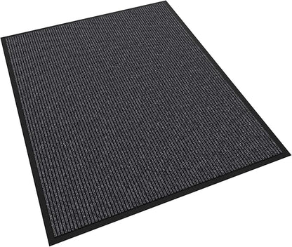 Front Door Mat, 60" x 48" Heavy Duty Indoor Outdoor Doormat, Non-Slip Welcome Mats for Entryway, Rubber Backing Low Profile Commercial Door Mats