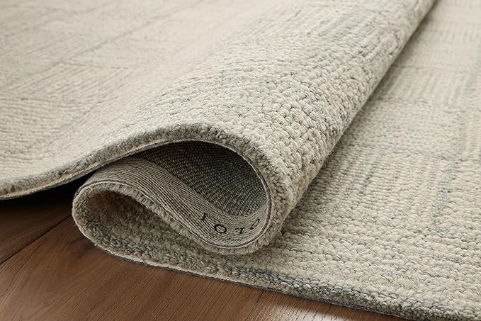 Loloi Chris Loves Julia Francis Collection FRA-03 Silver/Sky 2'-0" x 5'-0" Accent Rug