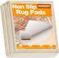 Songrey Non-Slip Rug Pad Round 6 FT, Extra Thick Carpet Pads for Hard Surfaces, Prevents Sliding and Secures Rugs, Provides Floor Protection with Comfort Cushioning