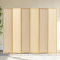 6 Panel Room Divider and Folding Screen,Bamboo Room Divider for Room Separation,67" H x 92.1" W