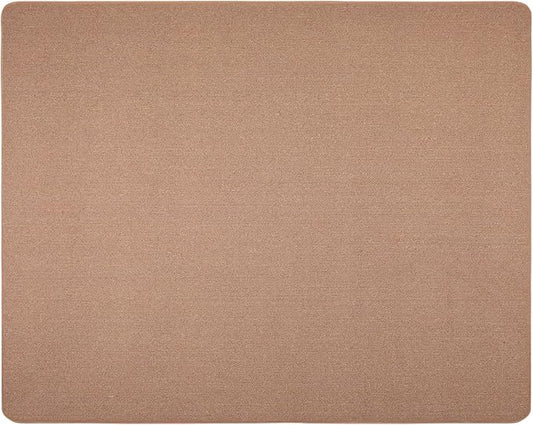 House, Home and More Skid-Resistant Carpet Indoor Area Rug Floor Mat - Pebble Beige - 8 Ft X 10 Ft - Non Slip Rubber Backing, Stain Resistant, Dog Friendly, Living Room Bedroom Kitchen Entryway