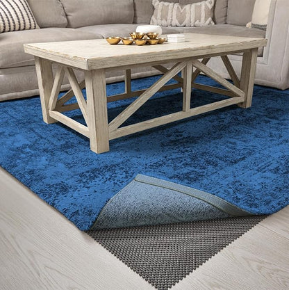 Veken 8x10 Ft Rug Pad Gripper for Hardwood Floors, Non Slip Dark Grey Rug Pads for Area Rugs, Thick Rug Grippers for Tile Floors, Under Carpet Anti Skid Mat, Keep Your Rugs Safe and in Place