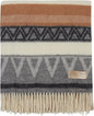 | Wool Blanket/Throw | 100% New Zealand Wool | Perfect for Home and Outdoors | Virgin Wool Throw with Fringes 67"x79" (170 x 200 cm)