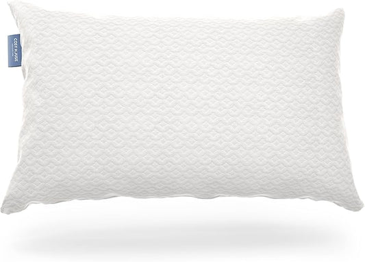 Cosy House Collection Luxury Rayon Derived from Bamboo Shredded Memory Foam Pillow - Adjustable & Removable Fill - Cool & Breathable Cover with Zipper for Side, Back, & Stomach Sleepers (King)