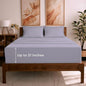 Mellanni King Sheet Set - 6-Piece Iconic Collection Bedding, (Including 4 Pillowcases), 21-Inch Extra Deep Pocket, Easy Care, Ultra Soft, Cooling Sheets, Brushed Microfiber - Lavender