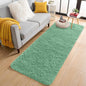 OLANLY 2x8 Machine Washable Runner Rugs for Hallway, Soft Fluffy Shaggy Bedside Rugs for Bedroom, Living Room, Indoor Floor Carpet for Kids Girls Boys, Nursery Rooms, Home Decor Aesthetic, Mint Green