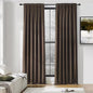 DONREN Patio Blackout Curtain Shades - Home Decoration Thermal Insulated Grommet Blackout Draperies/Drapes for Kitchen (2 Panels, 60 inches x 96 inches, Brown)