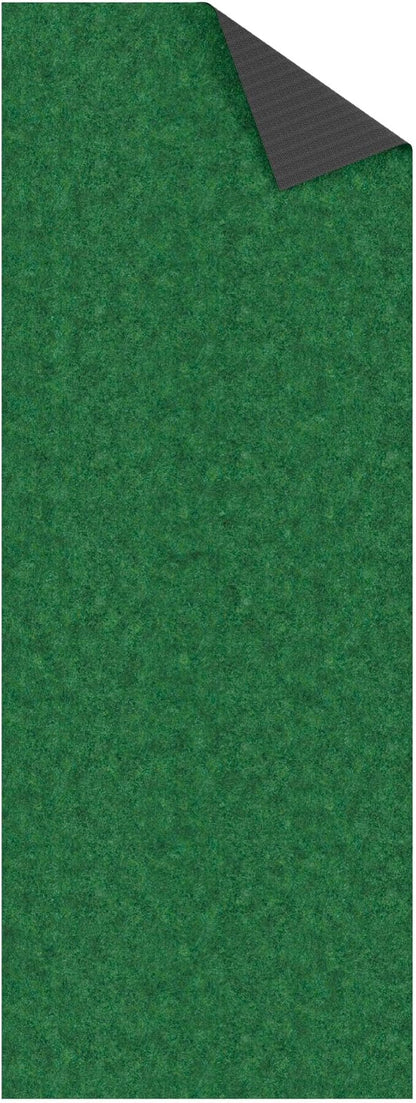 Ottomanson 2' x 9' Hallway Runner with Scraper Pile Extra Durable Non-Slip Rug Mat for Indoor & Outdoor Use - Ideal for Kitchen, Entryway, Patio & Garage - High-Traffic Carpet, Green