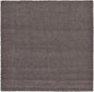 Unique Loom Solid Shag Collection Area Rug (8' Square, Graphite Gray)