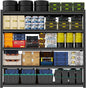 5Tier Storage Shelves, Garage Metal Shelving Unit,32''W*14''D*72''H Adjustable, Double-Layer Column with Reinforced Ribs, Heavy-Duty, Capable of Bearin 3020 lbs for Garage, Warehouse, Kitchen