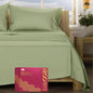 Mayfair Linen 100% Egyptian Cotton Full Size Bed Sheets - Luxury 1200 Thread Count Egyptian Cotton Sheets Full Size Bed Set (4 PC, Sage Green), Soft, Cooling, 17" Deep Pocket Sateen Weave Bedding