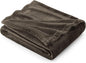 Bedsure GentleSoft Fleece Throw Blanket Brown - 300GSM Blankets for Couch, Sofa, Bed, Soft Lightweight Plush Cozy Throws for Toddlers, 50x60 inches