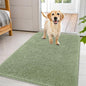 OLANLY Dog Door Mat for Muddy Paws 44x32, Absorbs Moisture and Dirt, Absorbent Non-Slip Washable Doormat, Quick Dry Chenille Mud Mat for Dogs, Entry Indoor Entryway Carpet for Inside Floor, Sage Green