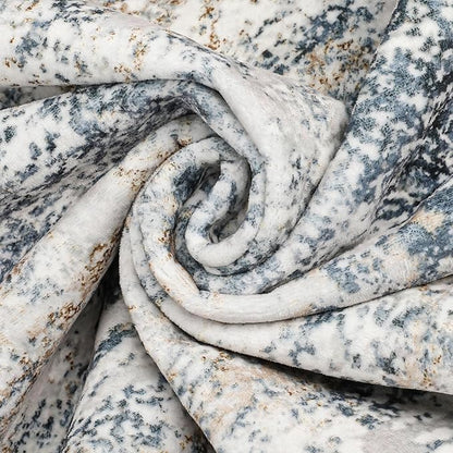 Area Rug Living Room Rugs - 10x14 Abstract Large Soft Indoor Washable Rug Neutral Modern Low Pile Carpet for Bedroom Dining Room Farmhouse Home Office - Beige Blue