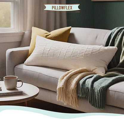 Pillowflex Synthetic Down Pillow Insert - 16x38 Down Alternative Pillow, Ultra Soft, Large Rectangle Body Sleeping Pillow, Kilim, Long, Back - 1 Decorative Pillow Form