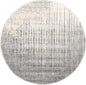 Unique Loom Del Mar Collection Area Rug - Jennifer (6' 1" Round, Gray/ Black)