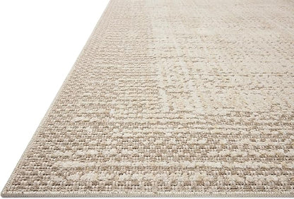 Loloi Amber Lewis Bexley Collection BEX-06 Natural/Taupe 2'-7" x 8'-0" Runner Rug Neutral, Textured, Living, Bedroom, Dining, Carpet