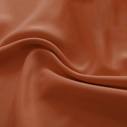 DONREN Terracotta Orange Draperies Curtains for Bedroom - 2 Panels Window Shades Light Blocking Insulated Thermal Curtain Panels for Women Room, 52 x 72 Inch Length