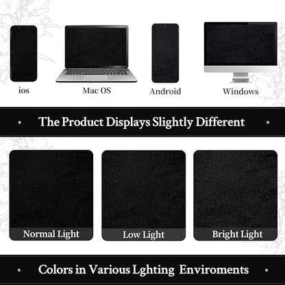 LAMIT Halloween Black Velvet Curtains for Bedroom 84 Inch, Luxury Thermal Room Darkening Drapes Back Tab and Rod Pocket Privacy Blackout Panels for Movie Theater, 2 Panels, 52 x 84 Inch