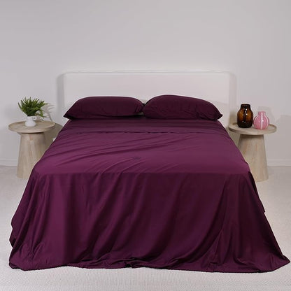 THE LAD COLLECTIVE 2.0 Bedding Set - 4 Piece Sheet & Pillow Case Set, Custom Cotton Blend, Soft, Comfortable, Temperature Regulating, & Easy-to-Use - (Full, Lady Musgrave)