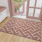hicorfe Indoor Doormat,Front Back Door Mat Rubber Backing Non Slip Door Mats 32"x48" Absorbent Resist Dirt Entrance Doormat Inside Floor Mats for Entryway Washable Low-Profile(Light Pink)