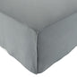 Amazon Basics Lightweight Pleated Bed Skirt, Full, Dark Grey, Solid
