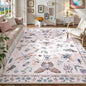 Lahome Insect Print Washable Rugs 8x10, Soft 8x10 Rugs for Living Room Dining Room Ultra-Thin, Non-Slip Modern Bedroom Rug Large Carpet Non-Shedding Accent Rug for Office Classroom(8x10ft,Pink)