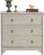 Chogori Solid Wood Dresser for Bedroom- Natural Wood Veneers & Water Based Paint Finished- Vintage Chests of Drawers, Small 3 Drawer Dresser (1, Antique Gray)