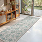 jinchan Torino Runner Rugs 2x5 Vintage-Inspired Floral Design Machine Washable Non-Slip Ultra-Thin Low Pile Rubber Backing Runner Rug for Kitchen Hallway Laundry Room Entryway