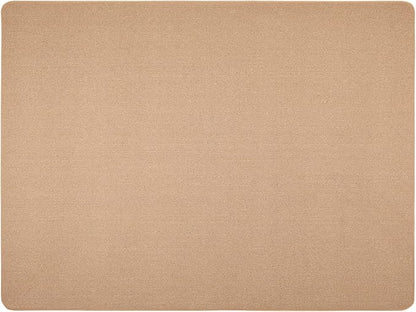 House, Home and More Skid-Resistant Carpet Indoor Area Rug Floor Mat - Pebble Beige - 6 Ft X 8 Ft - Non Slip Rubber Backing, Stain Resistant, Dog Friendly, Living Room Bedroom Kitchen Entryway