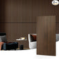 Art3d 2-Pack Acoustic Wood Slat Wall Panels for Interior Decor, 3D Fluted Sound Absorbing Wood Paneling for Accent Wall Ceiling Kitchen Living Room Bedroom Office, 47.2 x 23.6 inch Dark Walnut