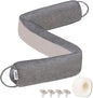 TORRAMI 36" Door Draft Stopper for Bottom of Doors, Seal Blocks Hot Air, Noise, Bugs, Keeps Cold AC in, Easy Install Gap Filler Draft Stoppers,Gray
