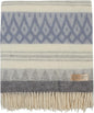 | Wool Blanket/Throw | 100% New Zealand Wool | Perfect for Home and Outdoors | Virgin Wool Throw with Fringes 75"x87" (190 x 220 cm)
