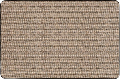 House, Home and More Skid-Resistant Carpet Indoor Area Rug Floor Mat - Black Ripple - 6 Ft X 9 Ft - Non Slip Rubber Backing, Stain Resistant, Dog Friendly, Living Room Bedroom Kitchen Entryway