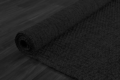 Easy Jute Rug 6x9 Indoor Outdoor Natural Rugs Solid Fiber Rug Woven Area Rug Boho Easy Clean Inside Carpet for Living Room Bedroom Dining Room Hallway or Outdoor Patio Porch (6 X 9 Dark Grey)
