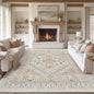 zesthome 8x10 Area Rugs for Living Room,Non-Slip Backing Washable Rugs,Vintage Large Area Rug，Stain Resistant Home Decor Rug