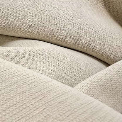 jinchan Chenille Blackout Curtains 96 Inches Long Beige Thermal Insulated Curtains for Living Room Bedroom 2 Panels Triple-Weave Noise Reducing Drapes Back Tab Full Privacy Window Curtains 50x96 Inch
