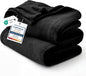 Bedsure GentleSoft Fleece Blanket California King Size Black - Lightweight Plush Fuzzy Cozy Soft Bed Blankets, 102x96 inches