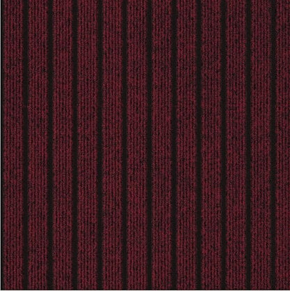 Ottomanson Mud Mat 2' x 2' Entryway Rug - Non-Slip Scraper Doormat for Muddy Paws, Dirt Trapping Indoor/Outdoor Mat for High-Traffic Areas, Kitchen, Garage, Patio, Red